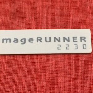 FRONT DOOR MODEL STICKER