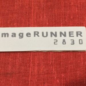 FRONT DOOR MODEL STICKER