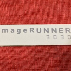 FRONT DOOR MODEL STICKER