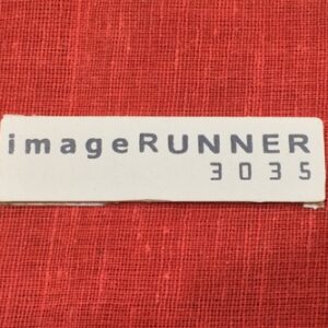 FRONT DOOR MODEL STICKER