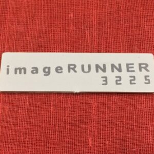 FRONT DOOR MODEL STICKER