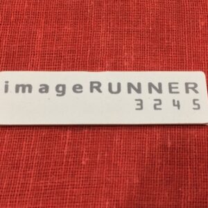 FRONT DOOR MODEL STICKER