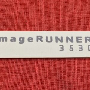 FRONT DOOR MODEL STICKER