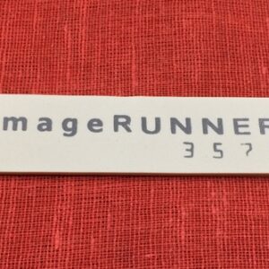 FRONT DOOR MODEL STICKER