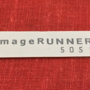 FRONT DOOR MODEL STICKER