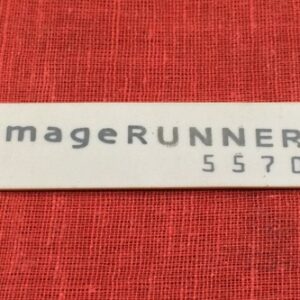 FRONT DOOR MODEL STICKER